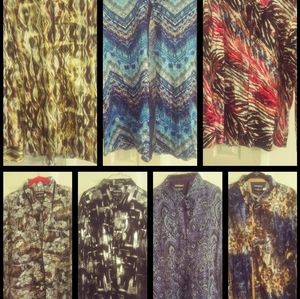 7 Men's party fashion shirts 3xl